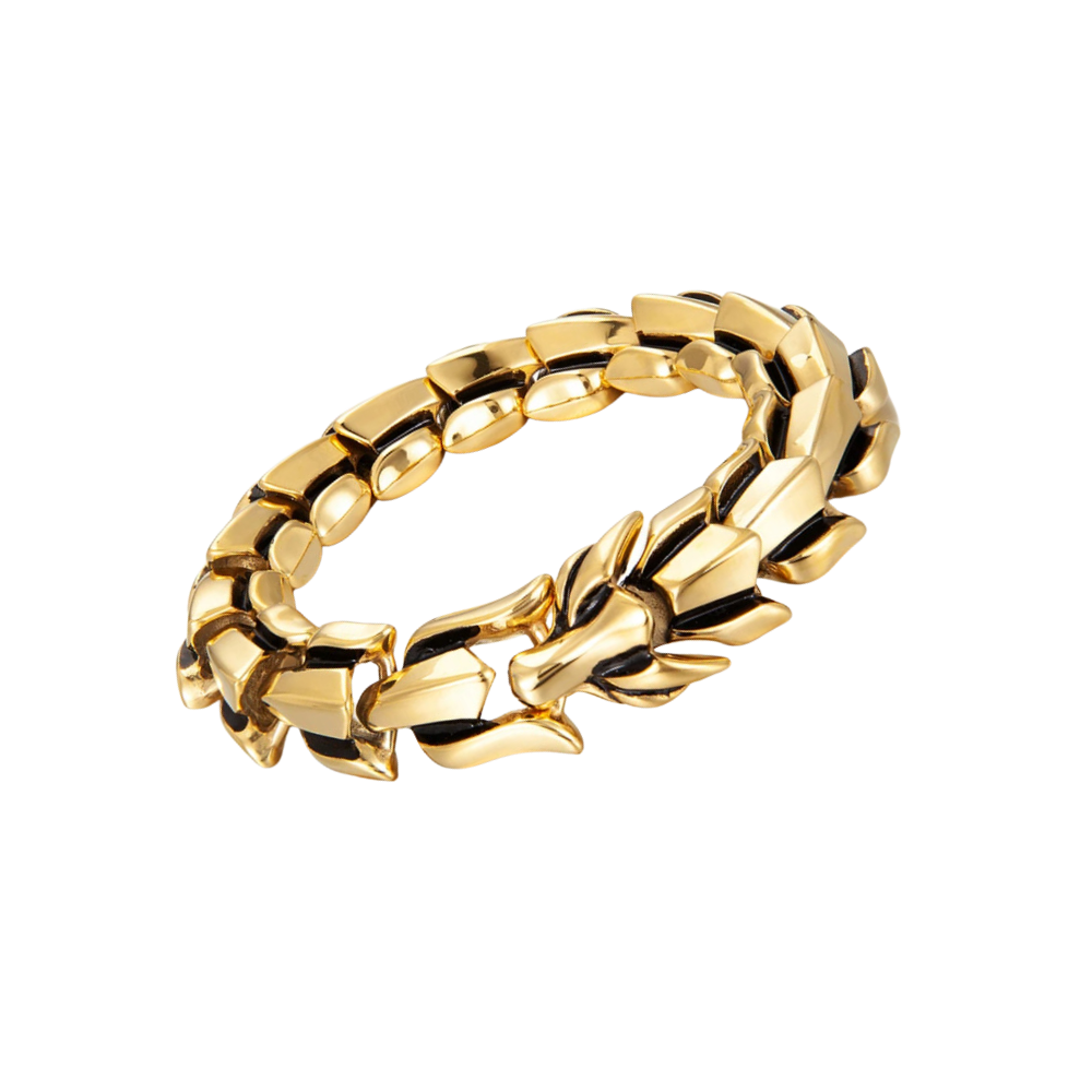 Adjustable Midgard Dragon Bracelet -Golden - Ozerty