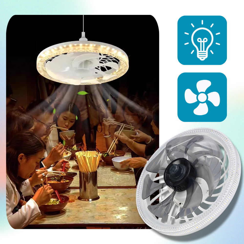 Aesthetic Ceiling Fan With Light And Remote - Ozerty