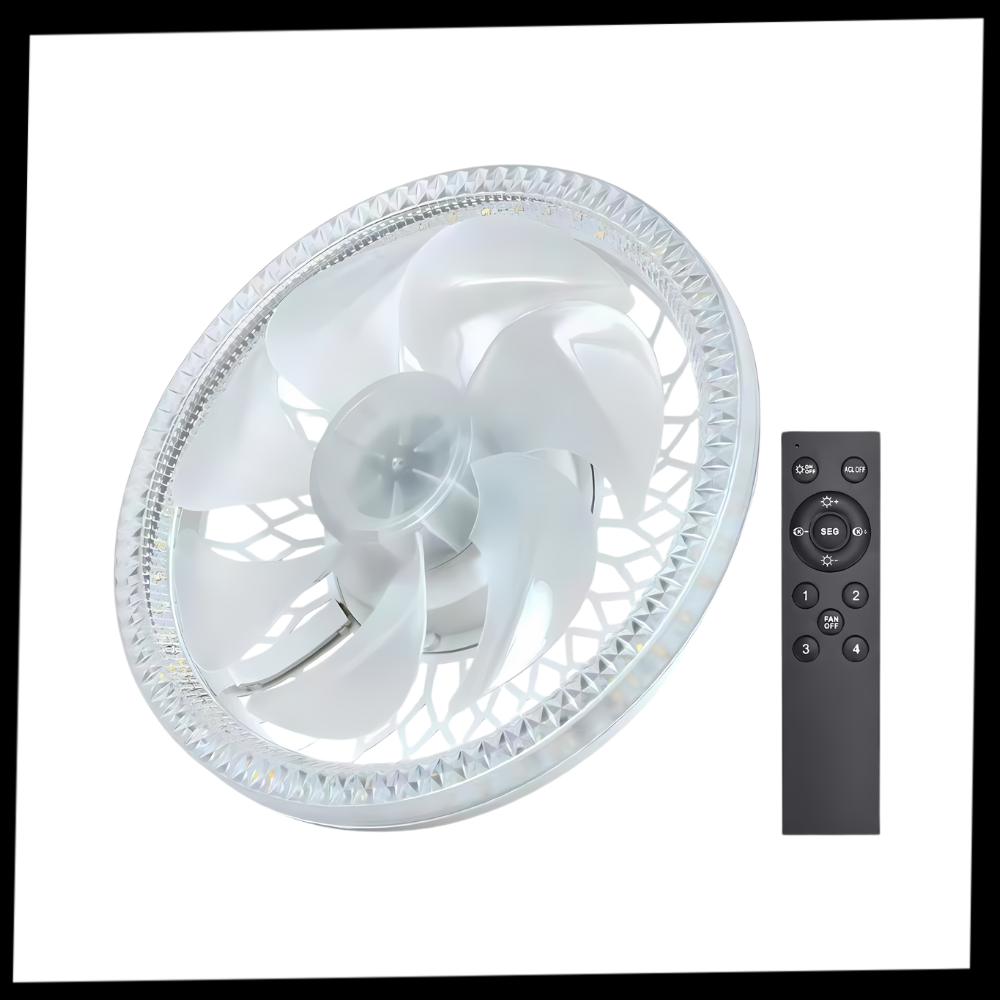 Aesthetic Ceiling Fan With Light And Remote - Ozerty