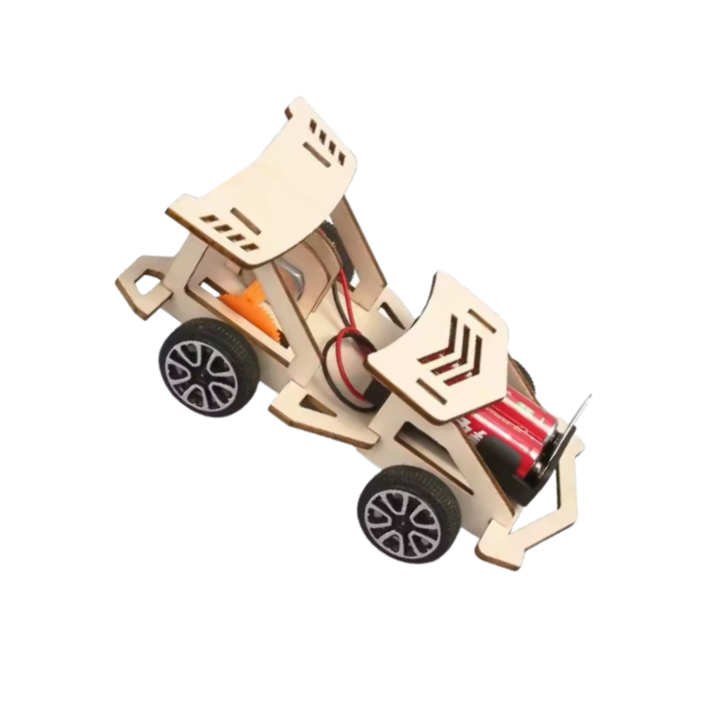 Assembly Wooden Science Toy -Race Car - Ozerty