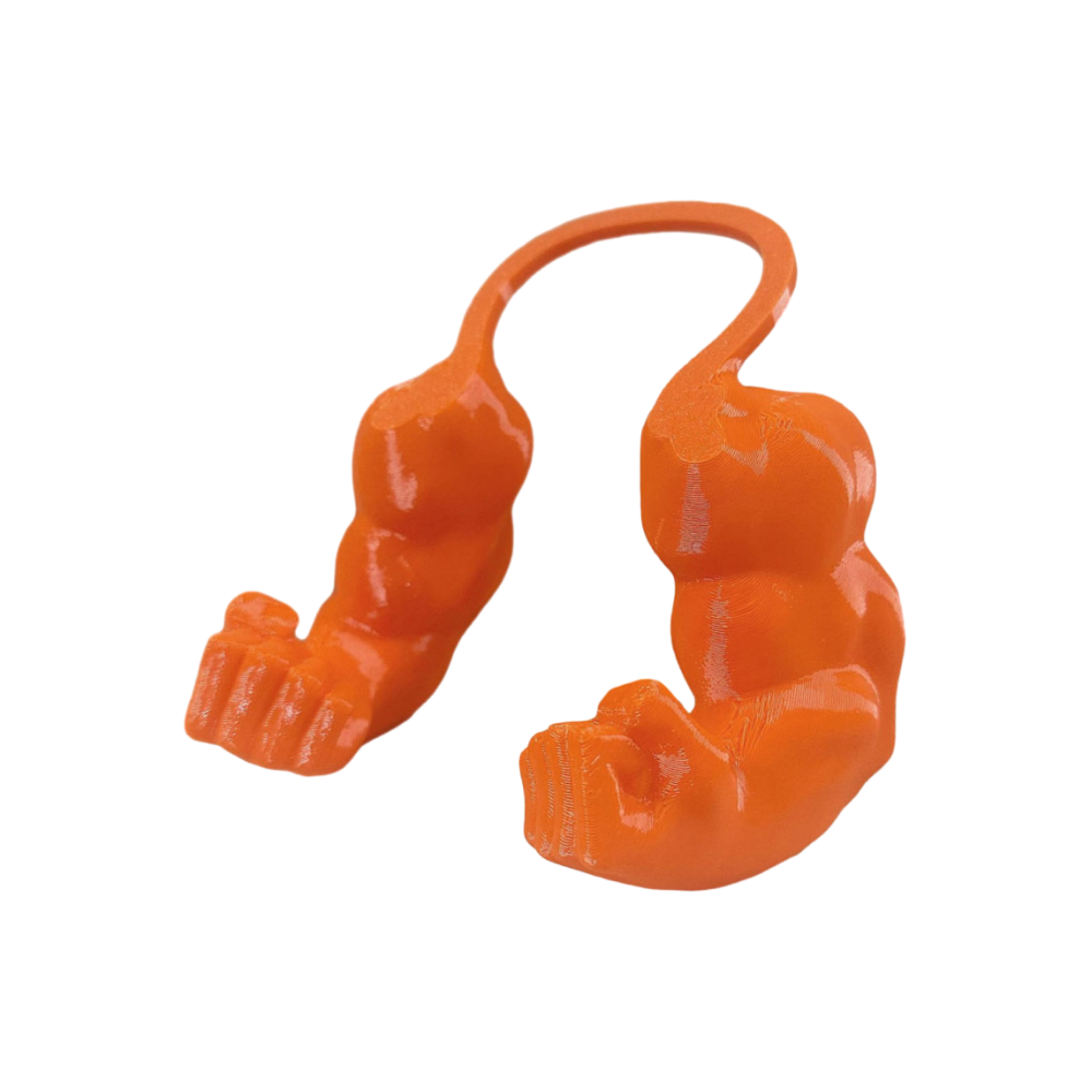 Bodybuilder Cat Arm Costume -Orange - Ozerty
