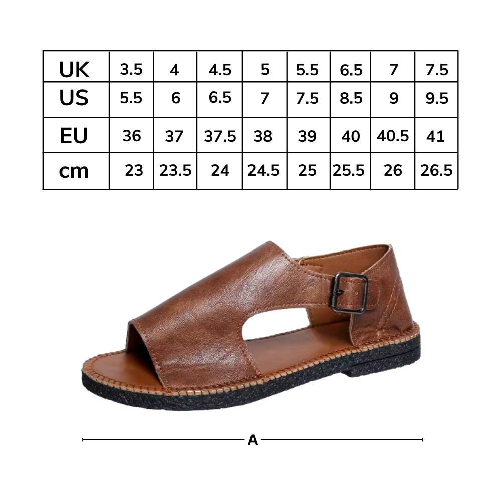 Chic Vintage Orthopedic Sandals - Ozerty