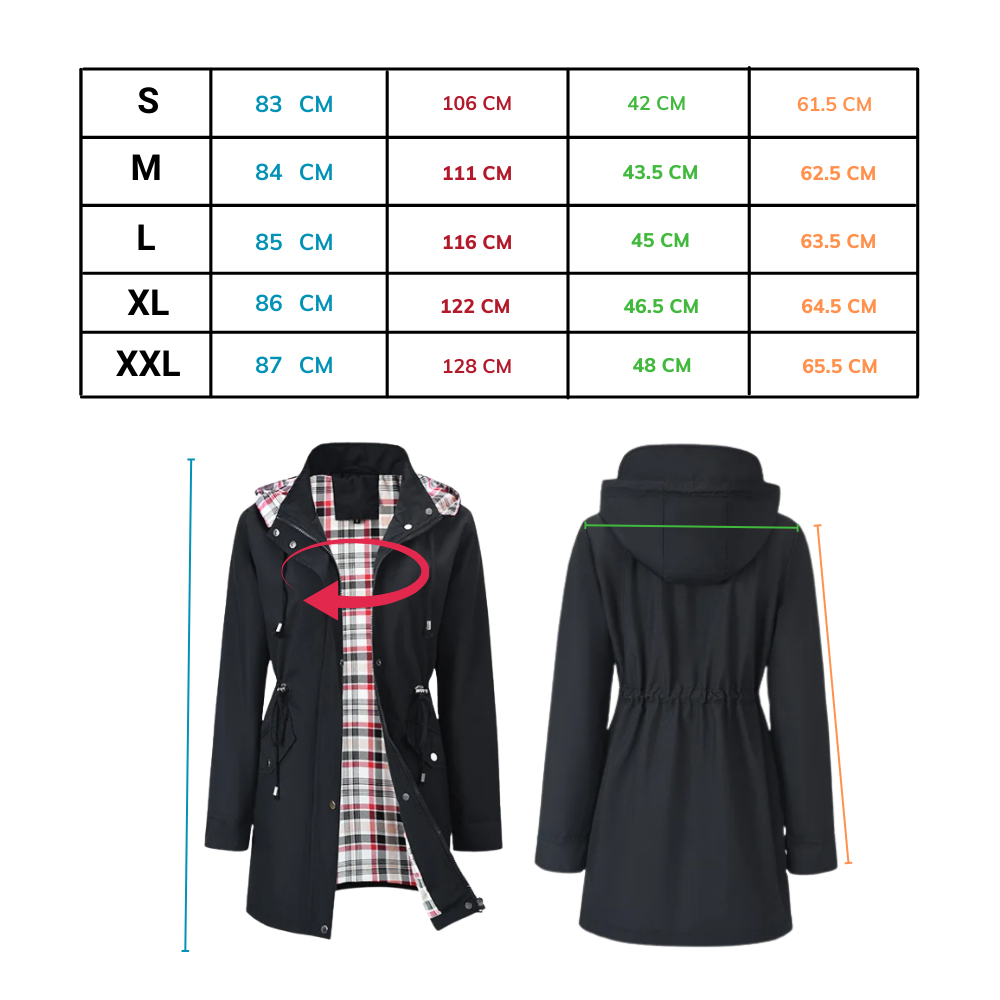 Chic Waterproof Trench Coat - Ozerty