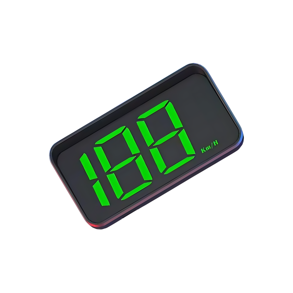 Clear & Intuitive Projector Windshield Speedometer -Green Light - Ozerty