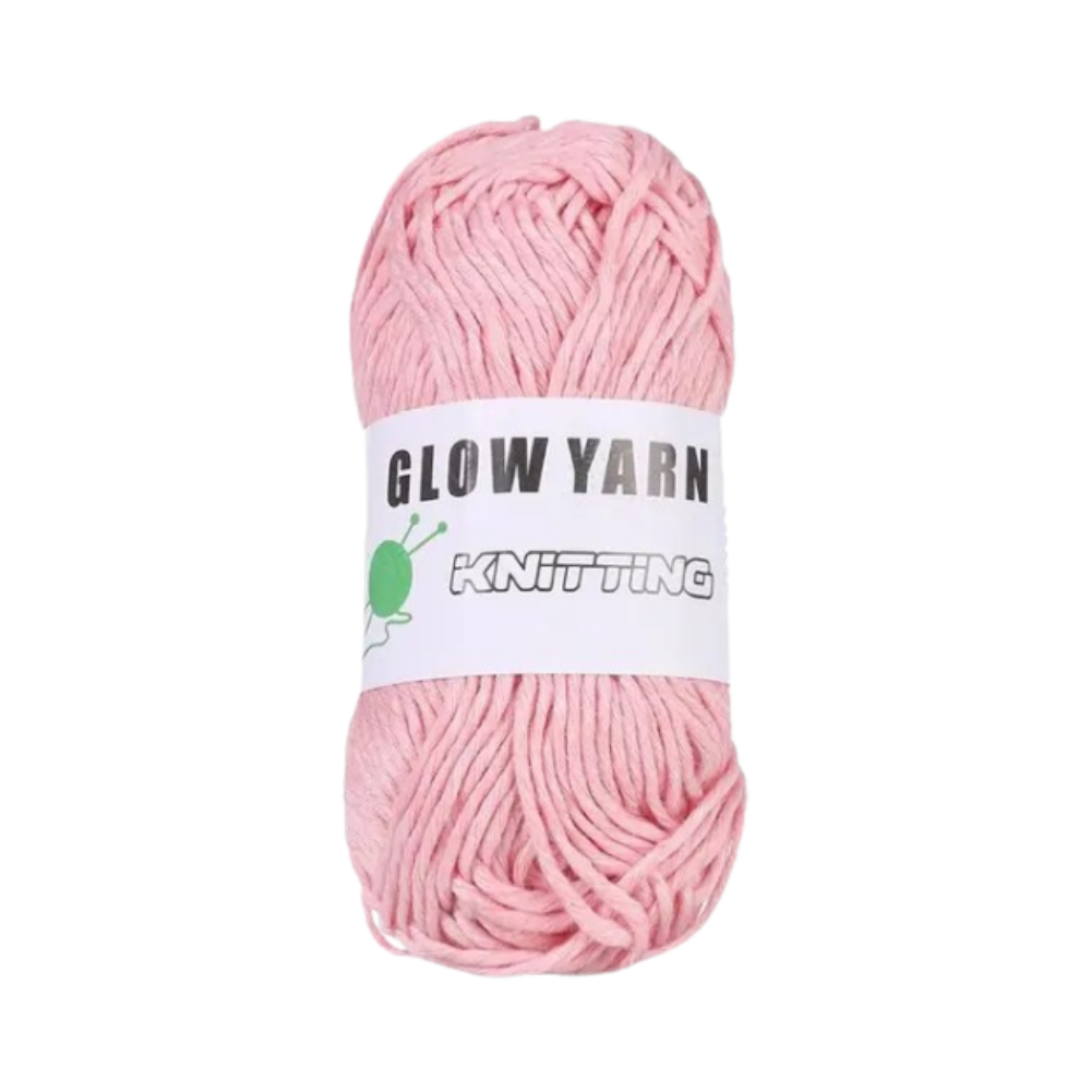 Colorful Soft Glow Yarn -Pink - Ozerty