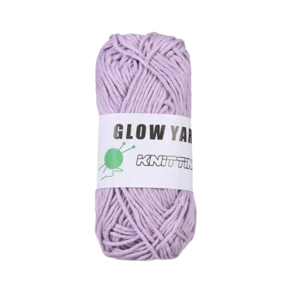 Colorful Soft Glow Yarn -Purple - Ozerty