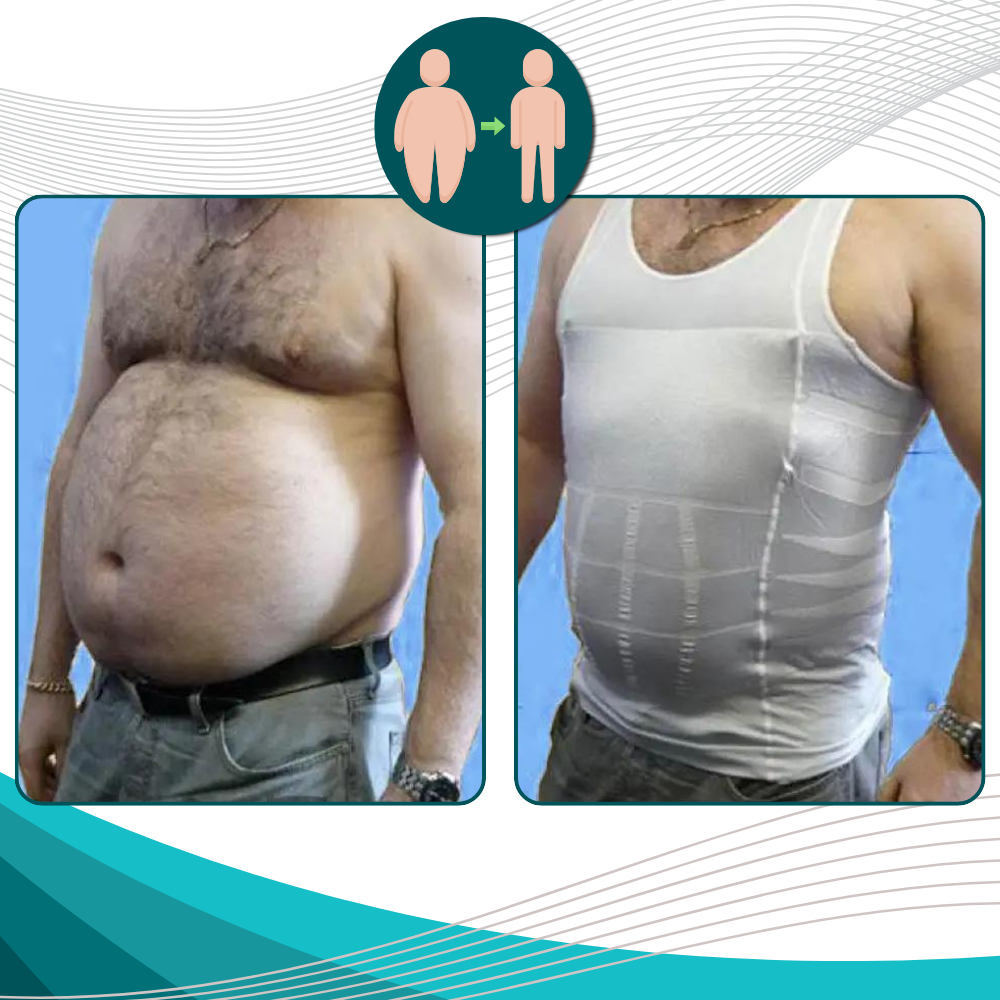 Discreet Men's Slimming Body Shaper - Ozerty