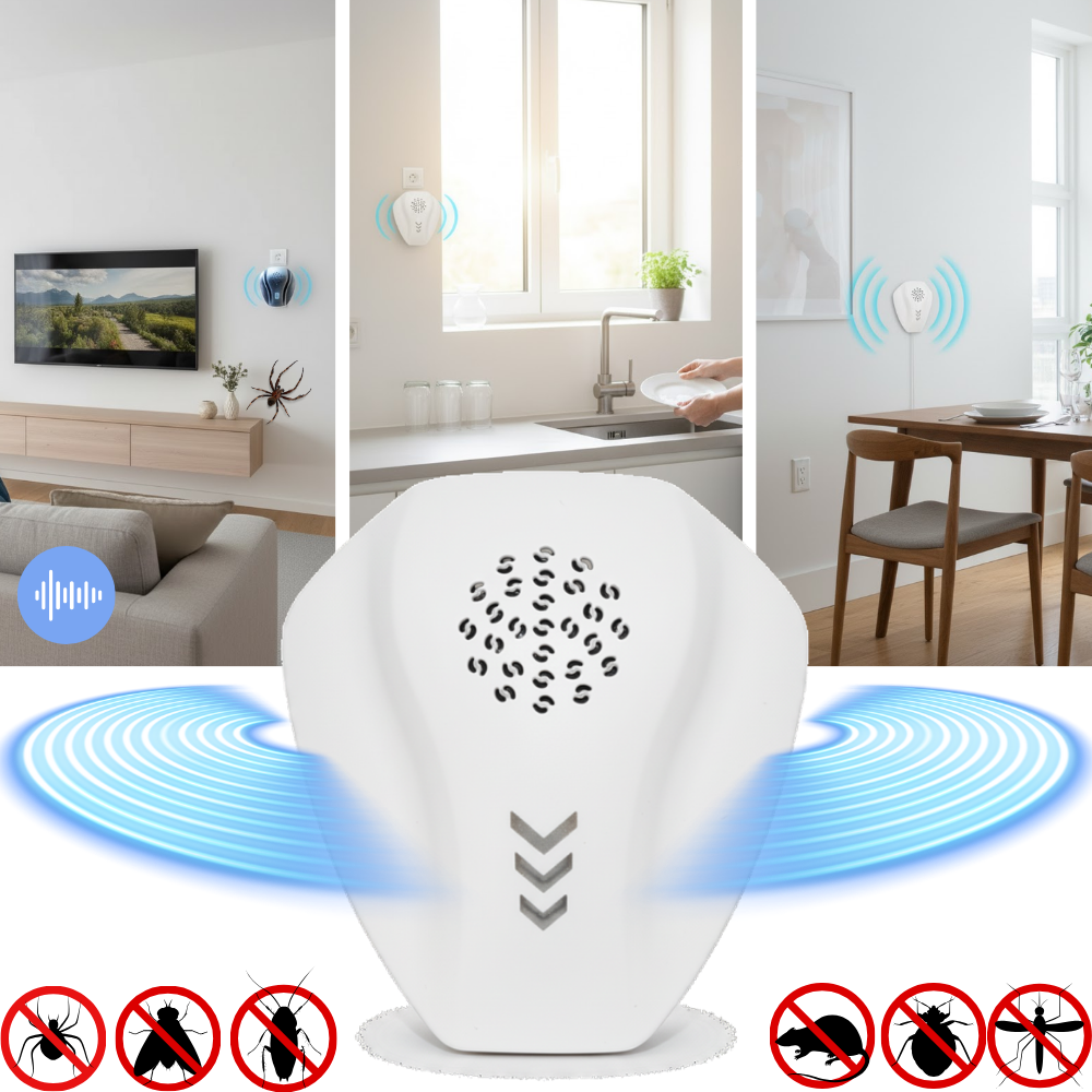 Dual Ultrasonic Pest Repeller - Ozerty