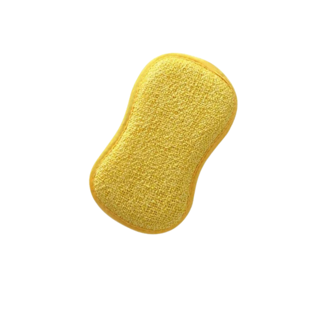 Durable Reusable Dish Sponge  -Yellow - Ozerty