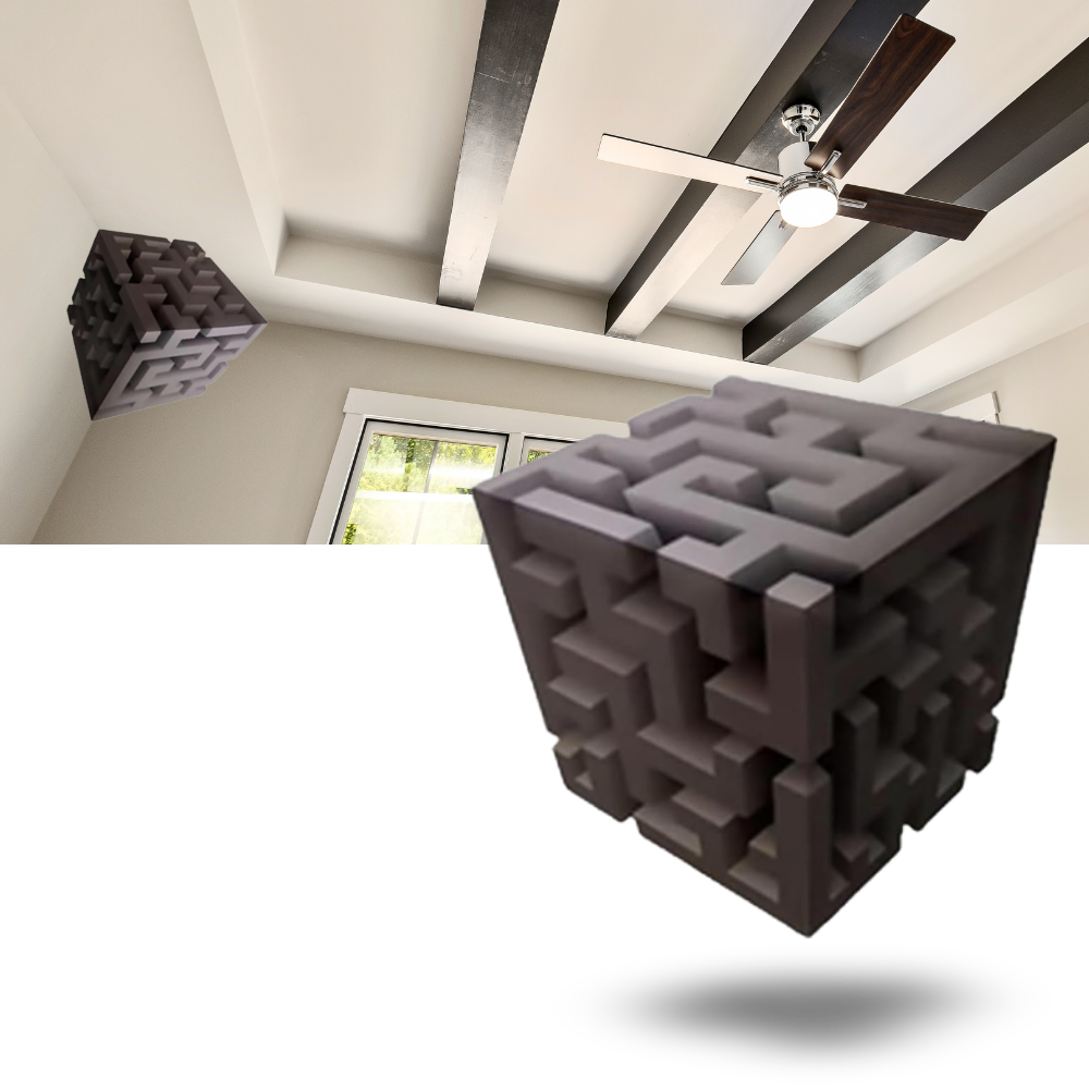 Easy Stick 3D Illusion Wall Decal - Ozerty