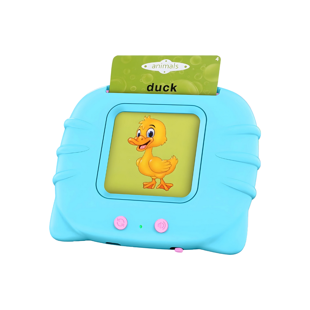 Educational Talking Flash Cards -Blue - Ozerty