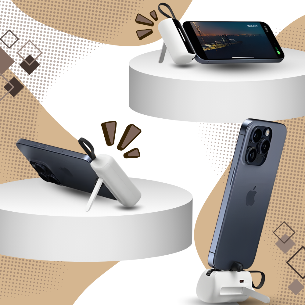 Efficiently Reliable Mini Stand Power Bank - Ozerty