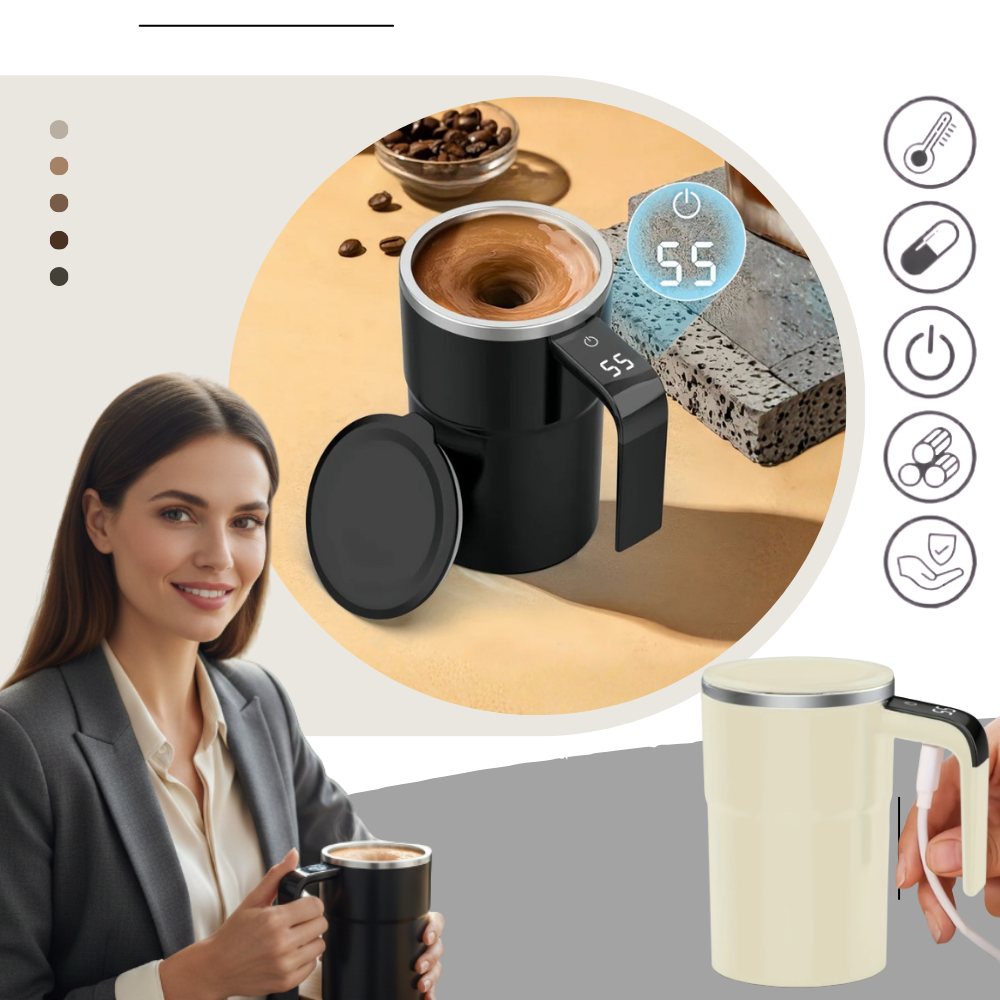 Effortlessly Smart Self-Stirring Cup - Ozerty