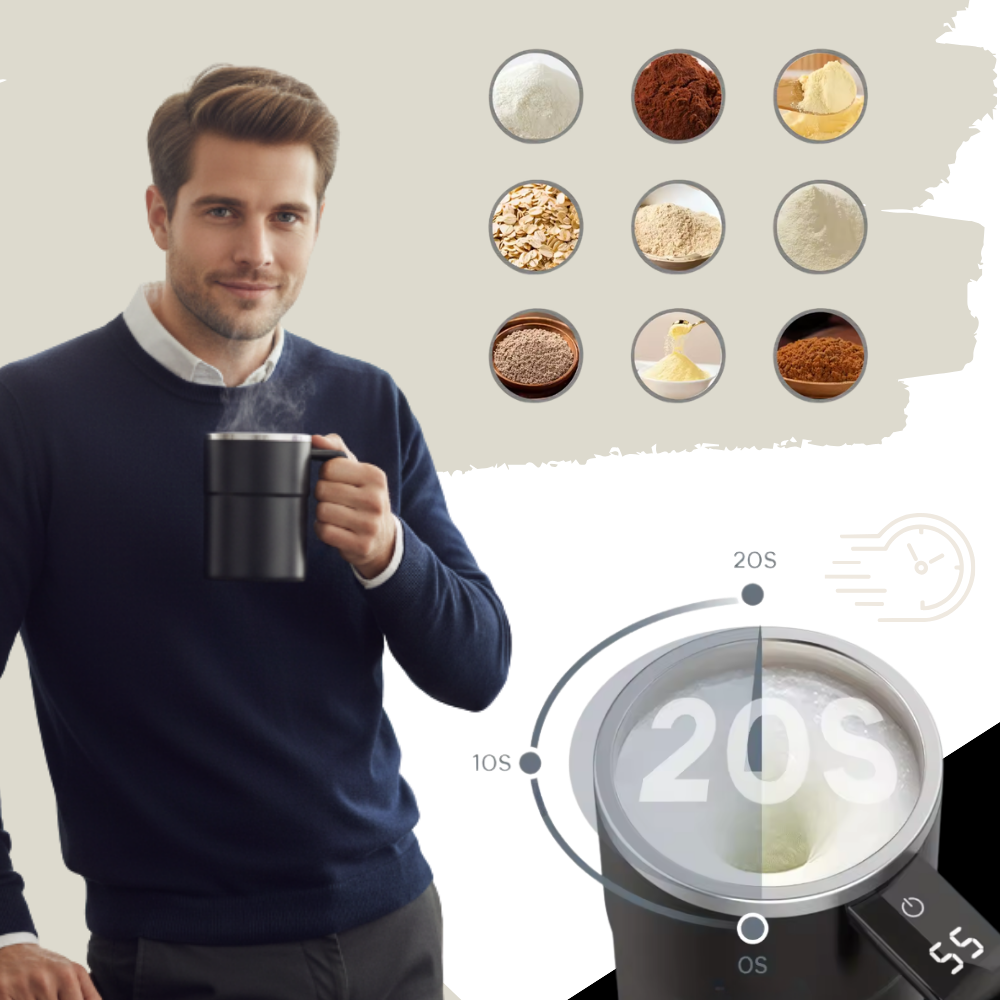 Effortlessly Smart Self-Stirring Cup - Ozerty