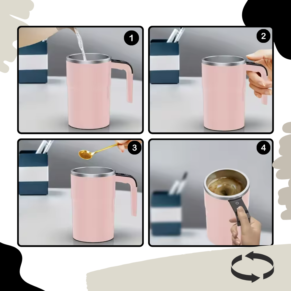 Effortlessly Smart Self-Stirring Cup - Ozerty