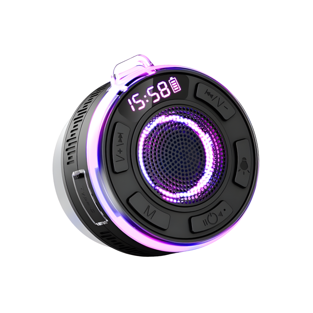 Emerging Powerful Bathroom Stereo -Black - Ozerty