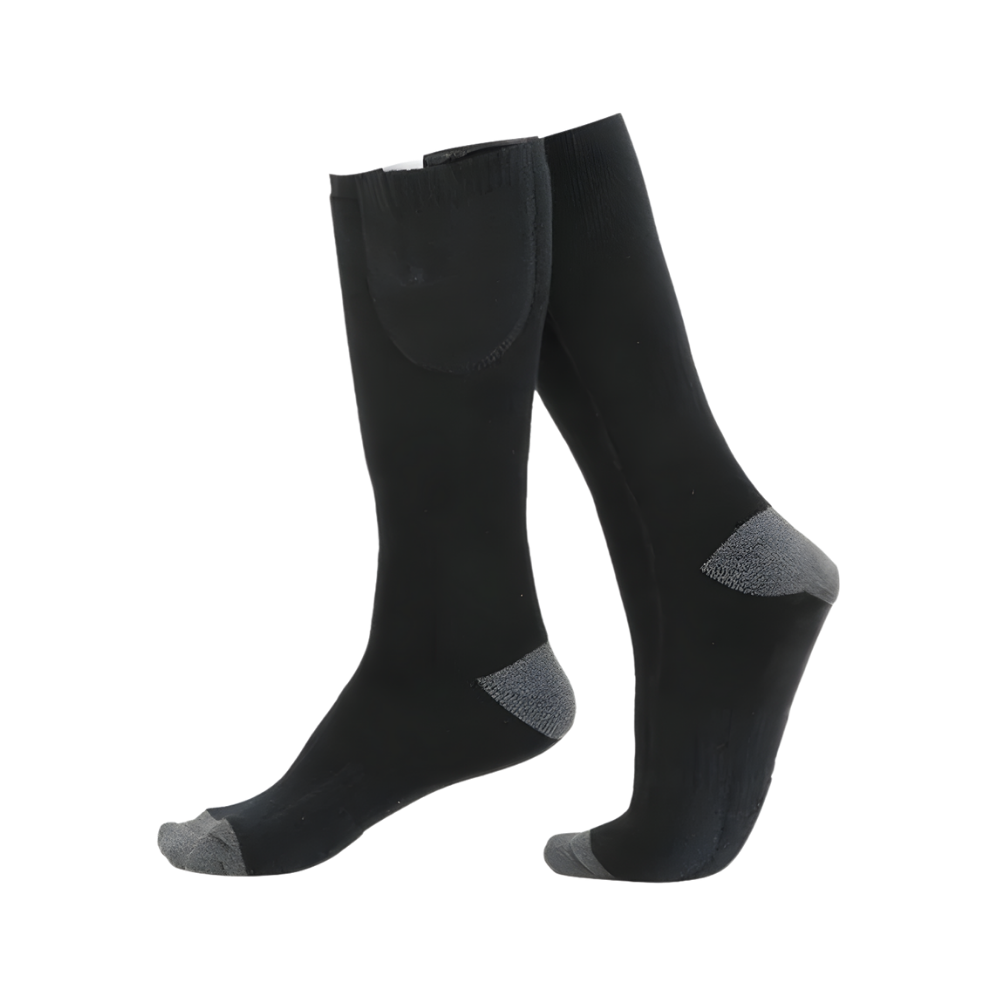 Ergonomic Electric Heating Socks -Black - Ozerty