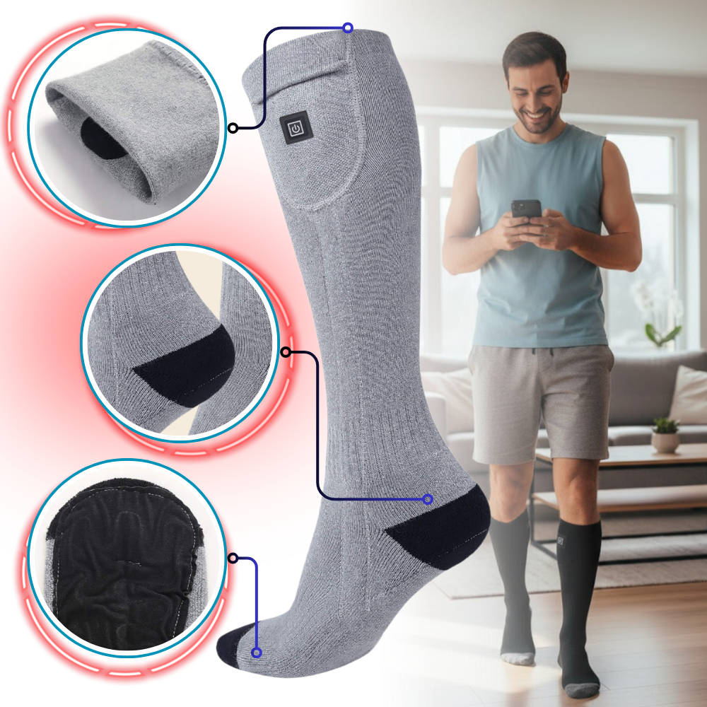 Ergonomic Electric Heating Socks - Ozerty
