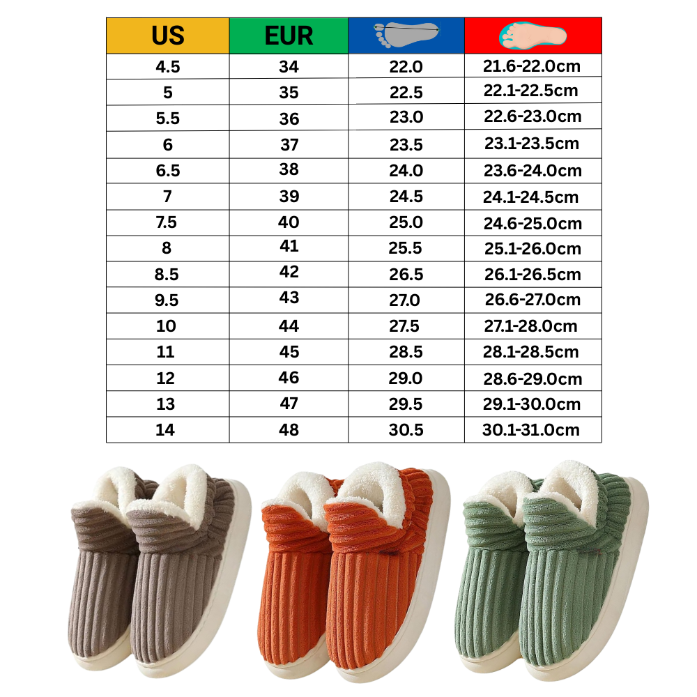 Fluffy Plush House Slip-On - Ozerty