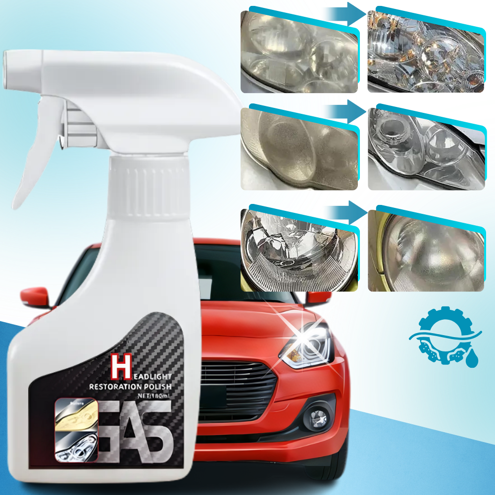 Headlight Cleaner & Coating Restore Kit - Ozerty