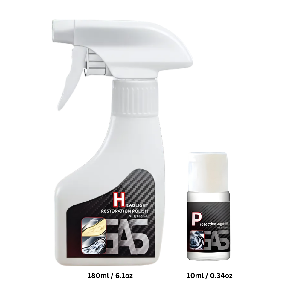 Headlight Cleaner & Coating Restore Kit - Ozerty