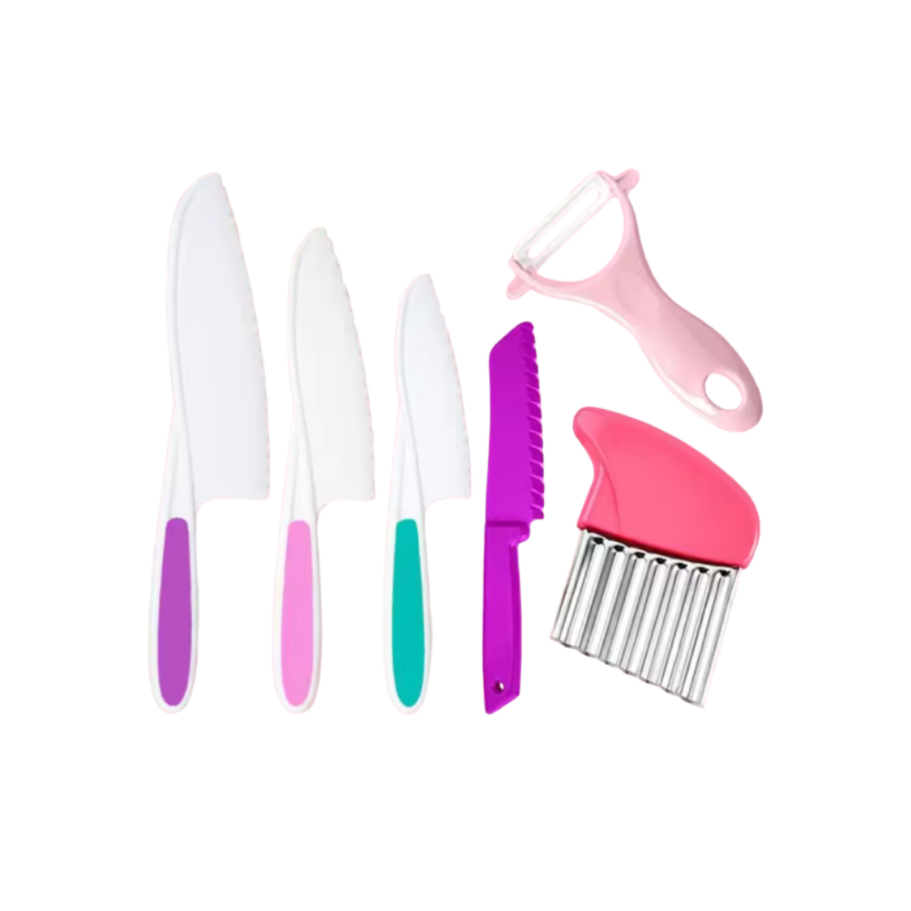 Kid Friendly Kitchen Set Toy -Purple - Ozerty