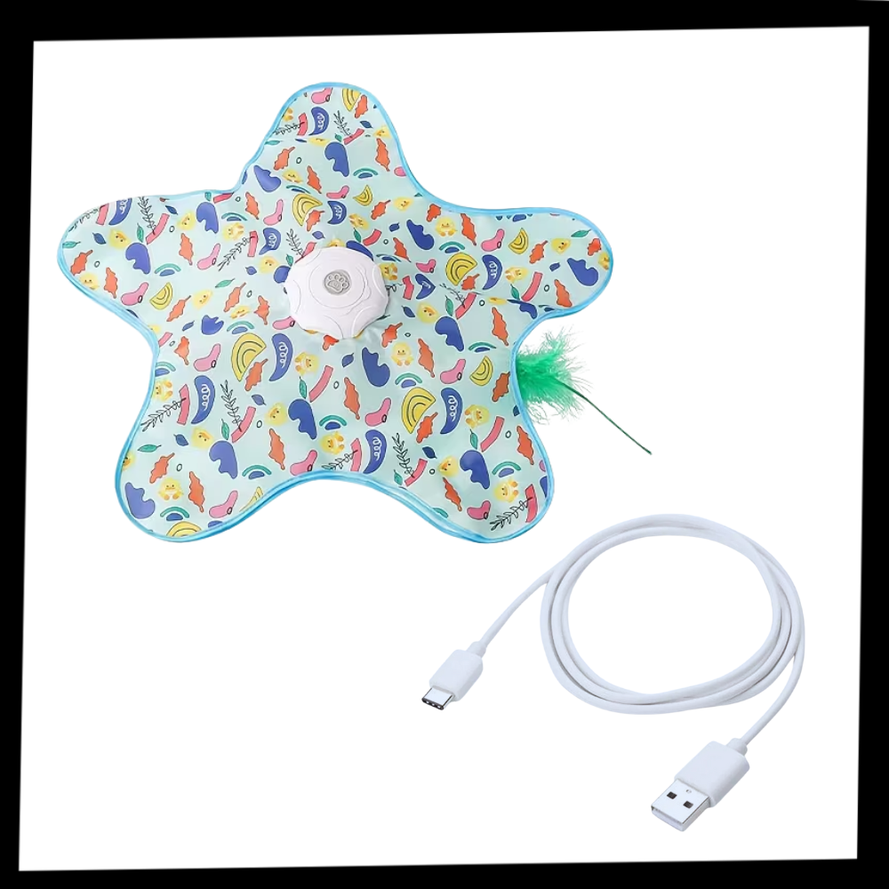 Kitten Teething Feather Toy - Ozerty