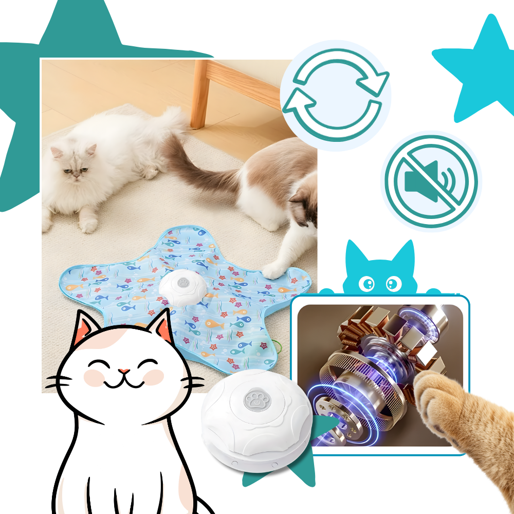 Kitten Teething Feather Toy - Ozerty