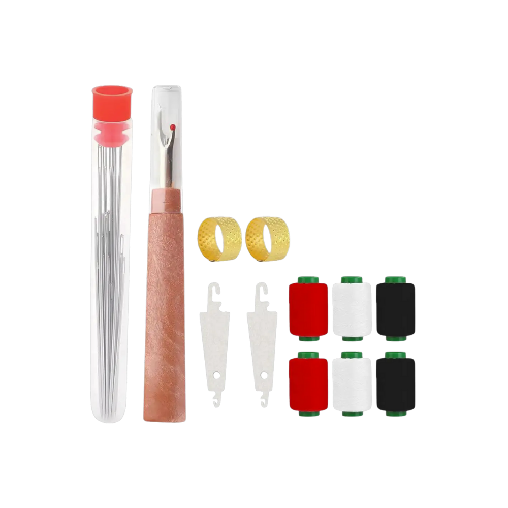 Large Eye Embroidery Needle Kit -37 pcs - Ozerty