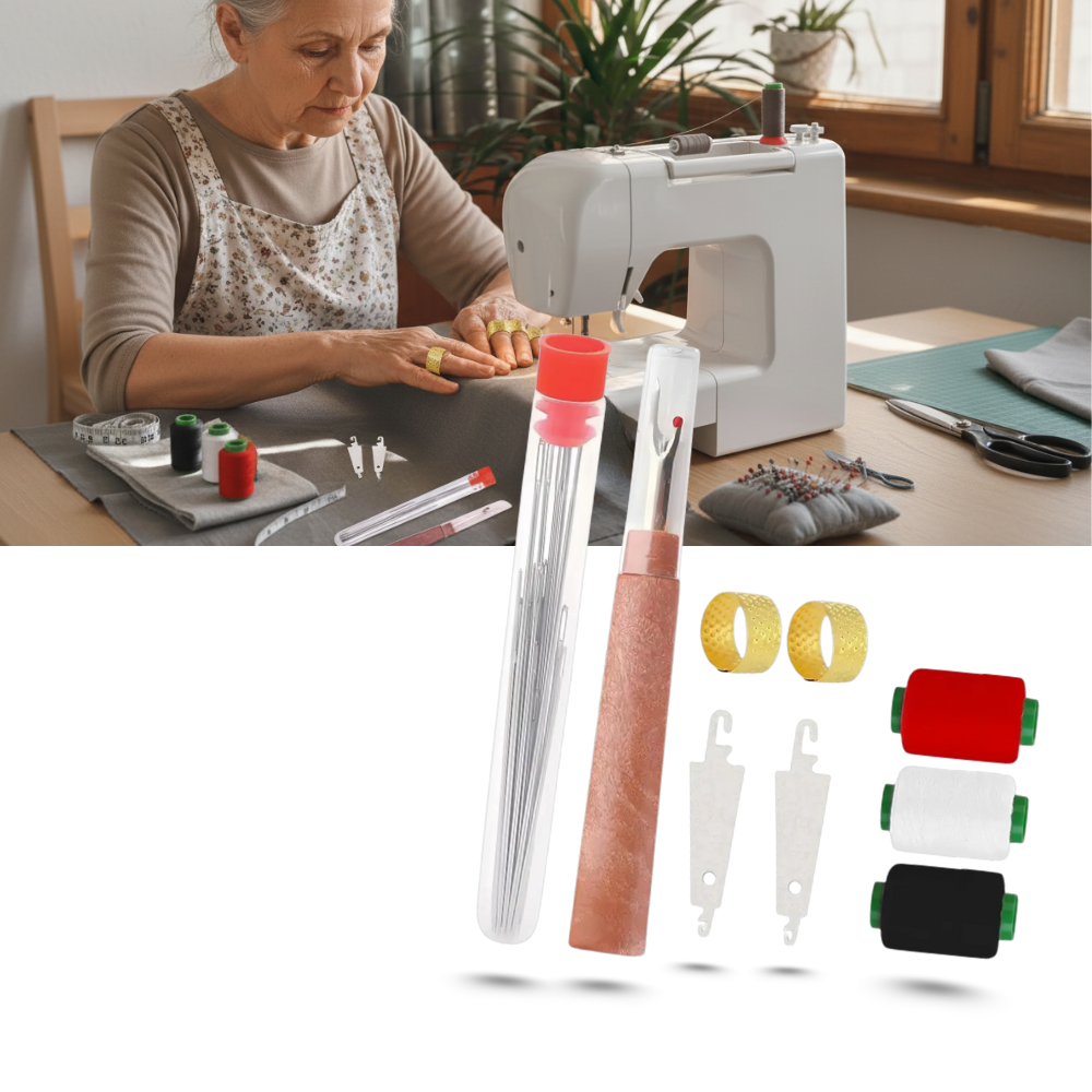 Large Eye Embroidery Needle Kit - Ozerty