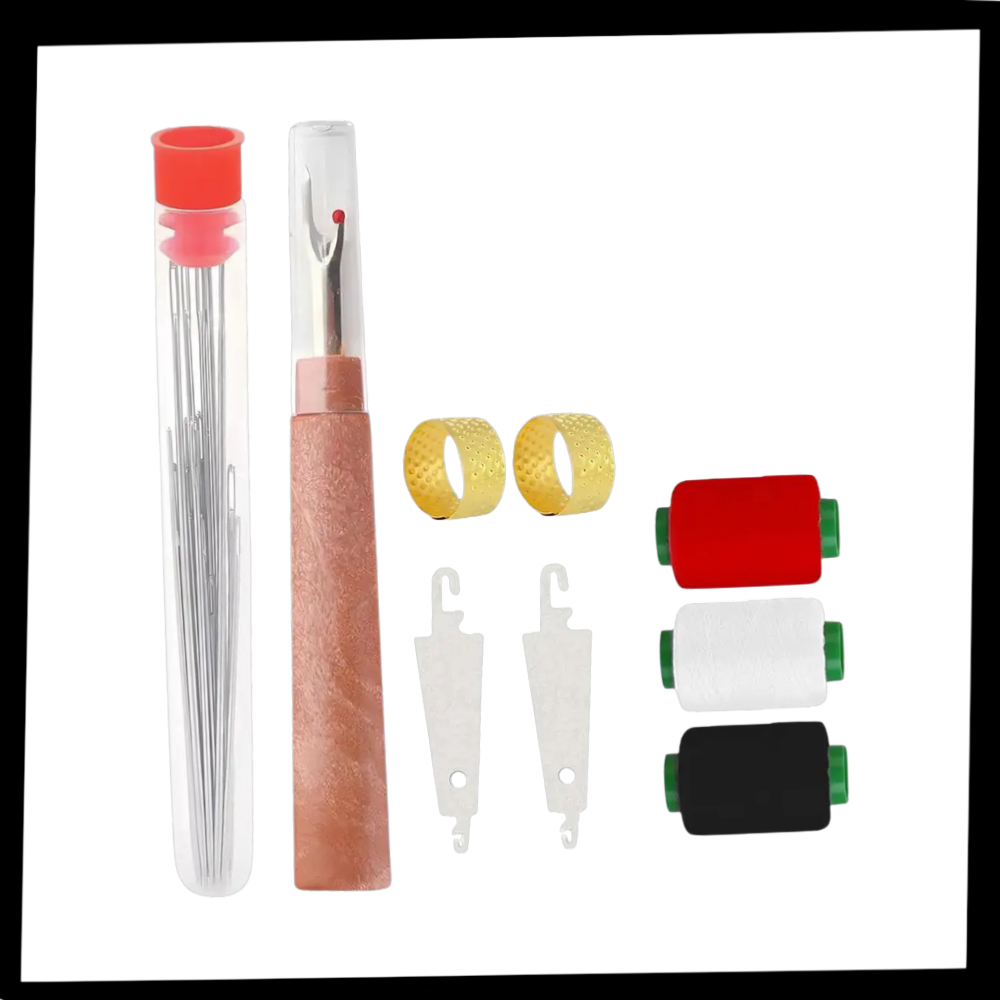 Large Eye Embroidery Needle Kit - Ozerty