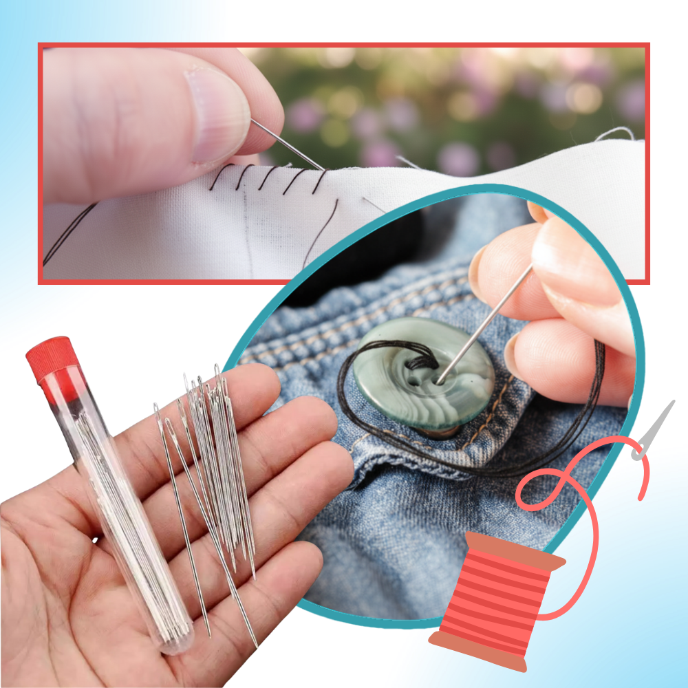 Large Eye Embroidery Needle Kit - Ozerty