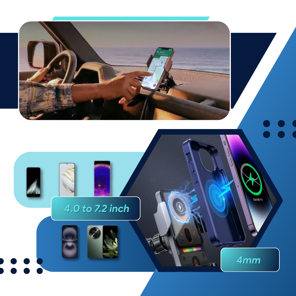 Miles Confidence Car Mount Charger - Ozerty