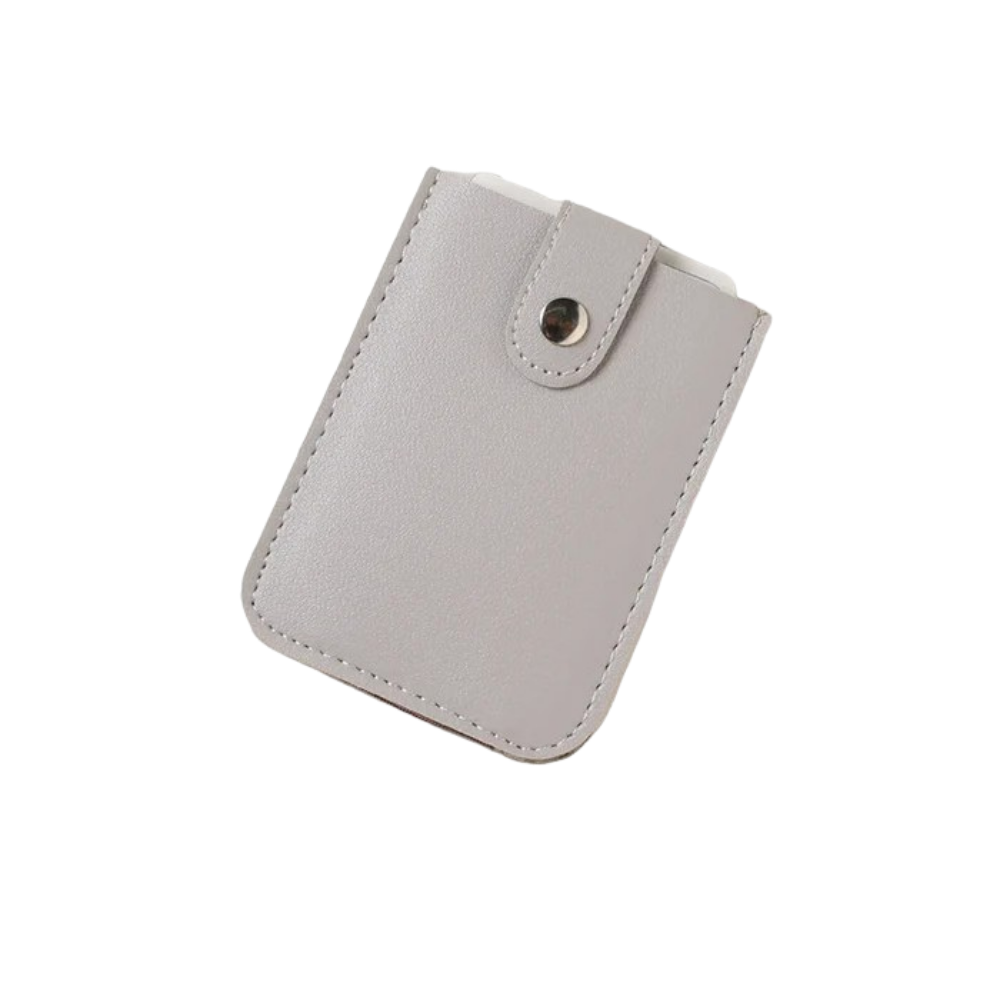Minimalist Card Holder Wallet -Grey - Ozerty