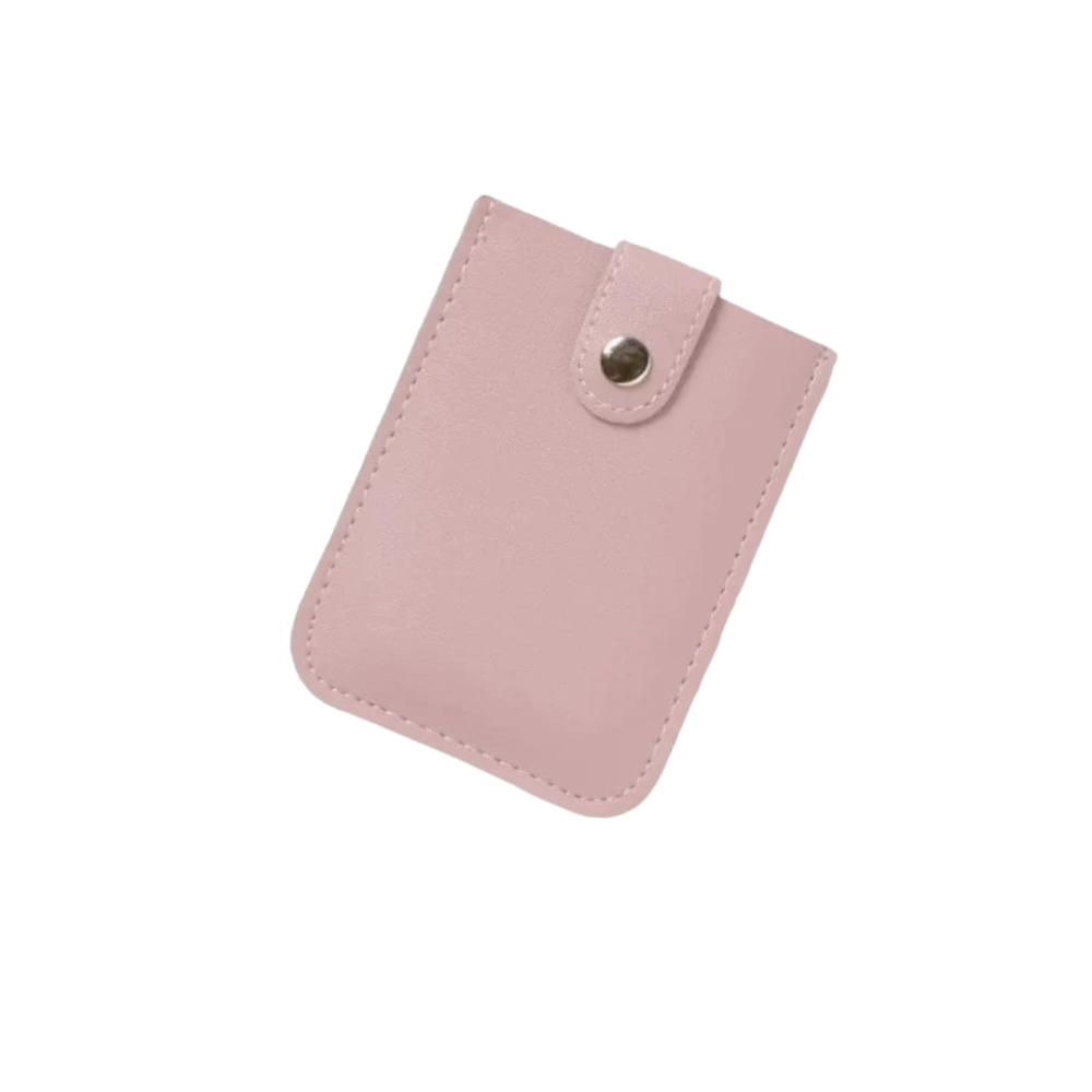 Minimalist Card Holder Wallet -Pink - Ozerty