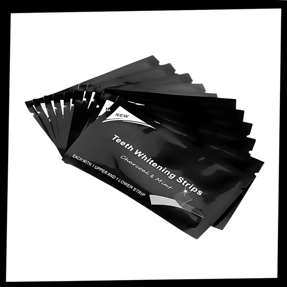 Minty Charcoal Teeth Strips - Ozerty