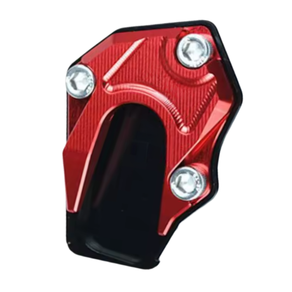 Motorcycle Alloy Kickstand Combo -Red - Ozerty