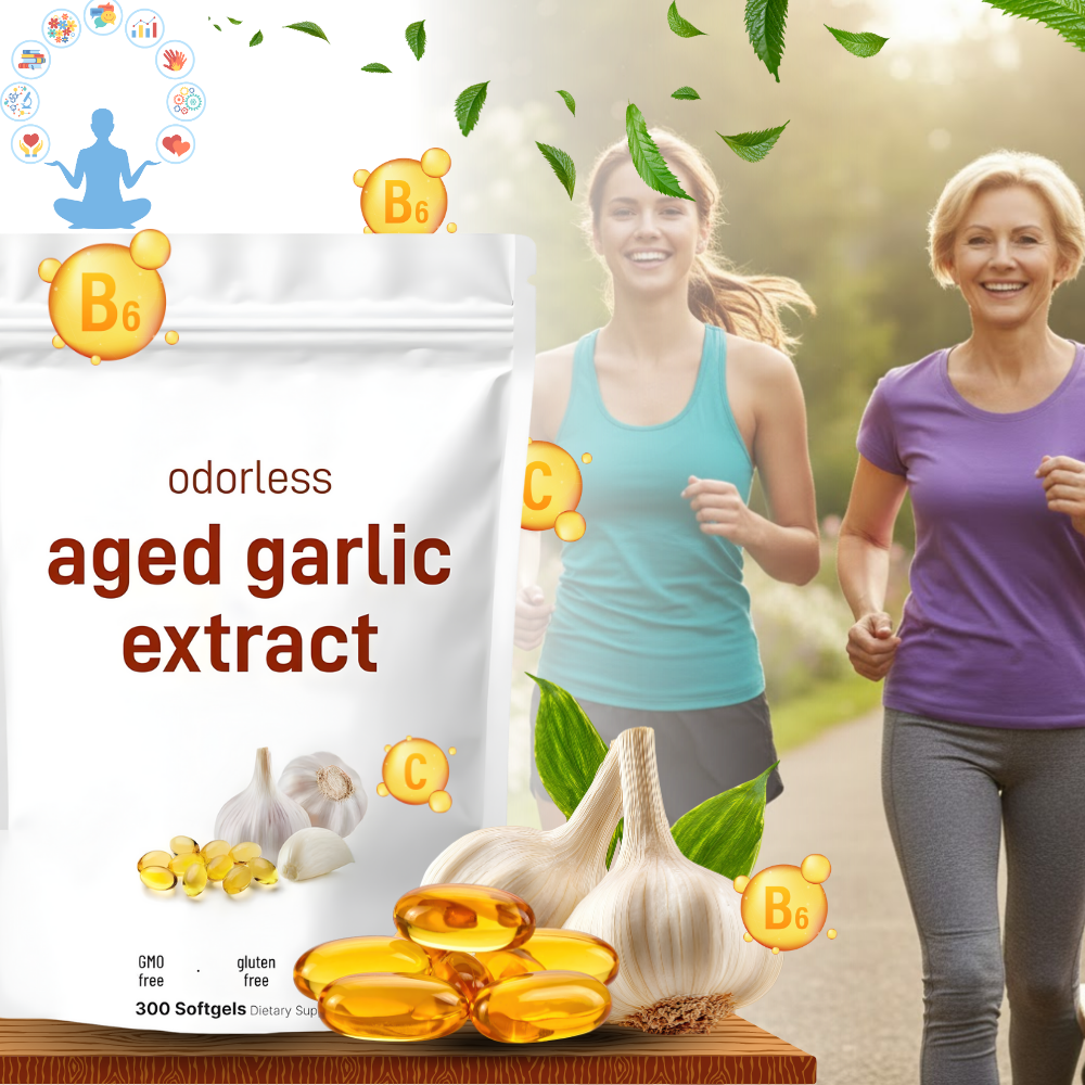 Organic Garlic Extract Soft Gels - Ozerty