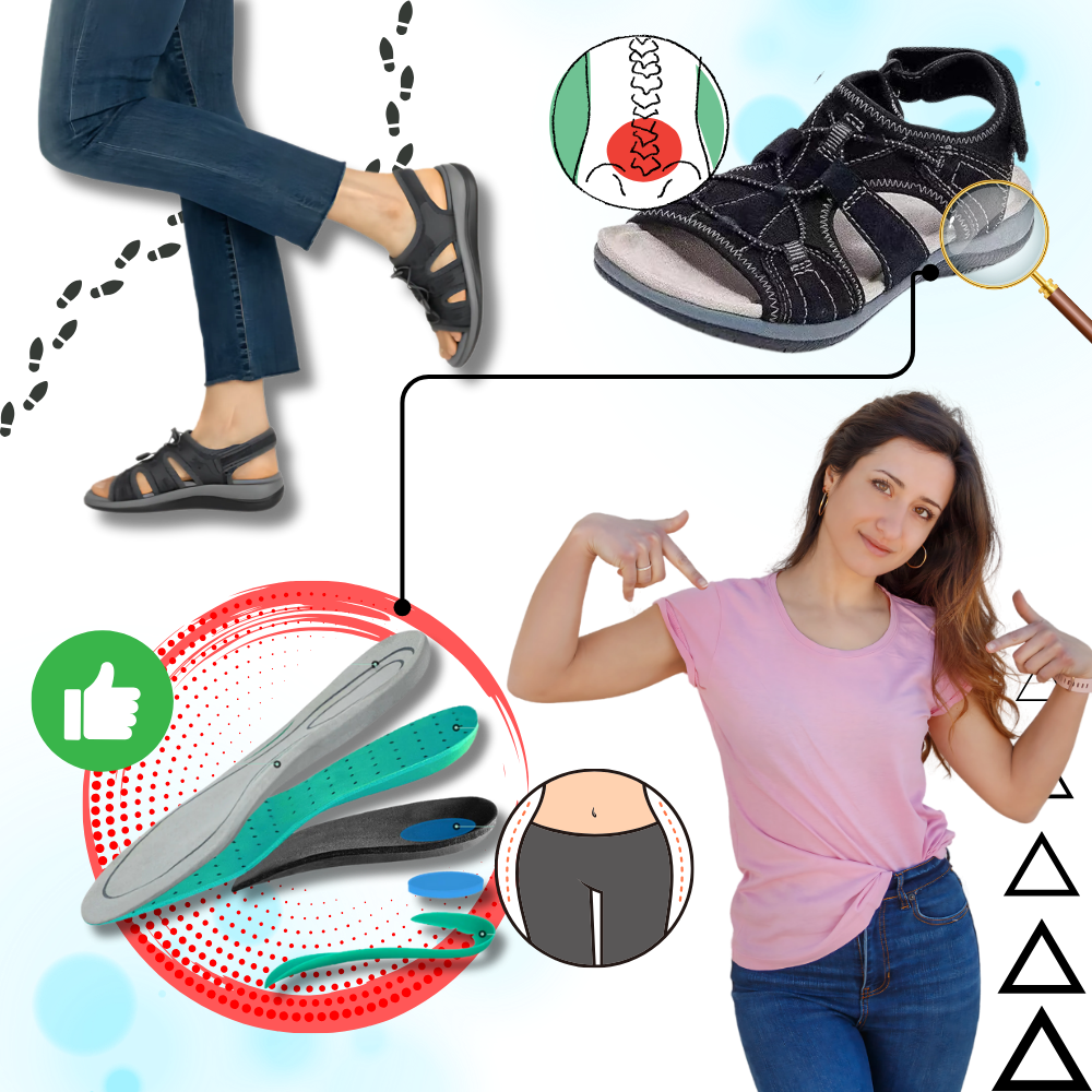 Orthotic Support Non-Slip Sandals - Ozerty