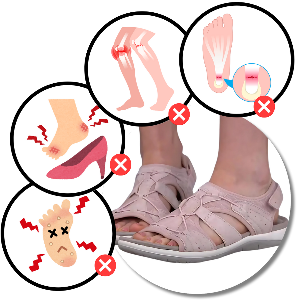 Orthotic Support Non-Slip Sandals - Ozerty