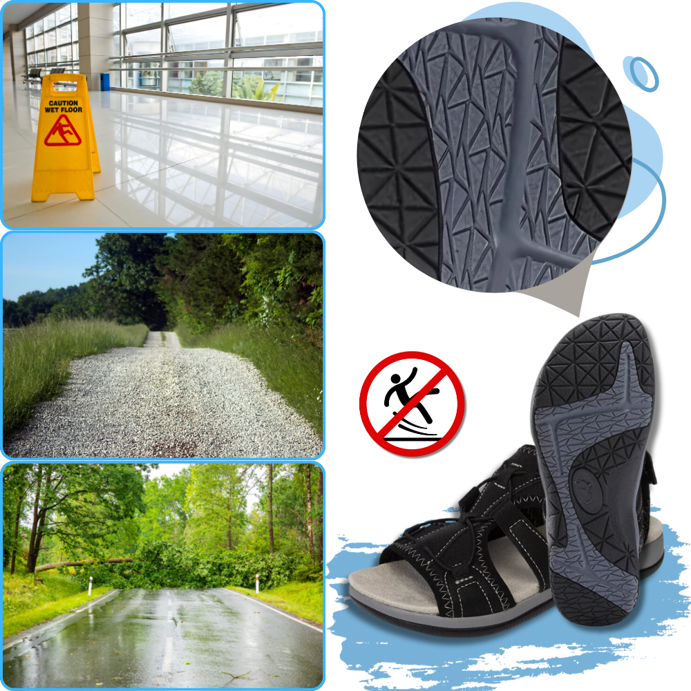Orthotic Support Non-Slip Sandals - Ozerty