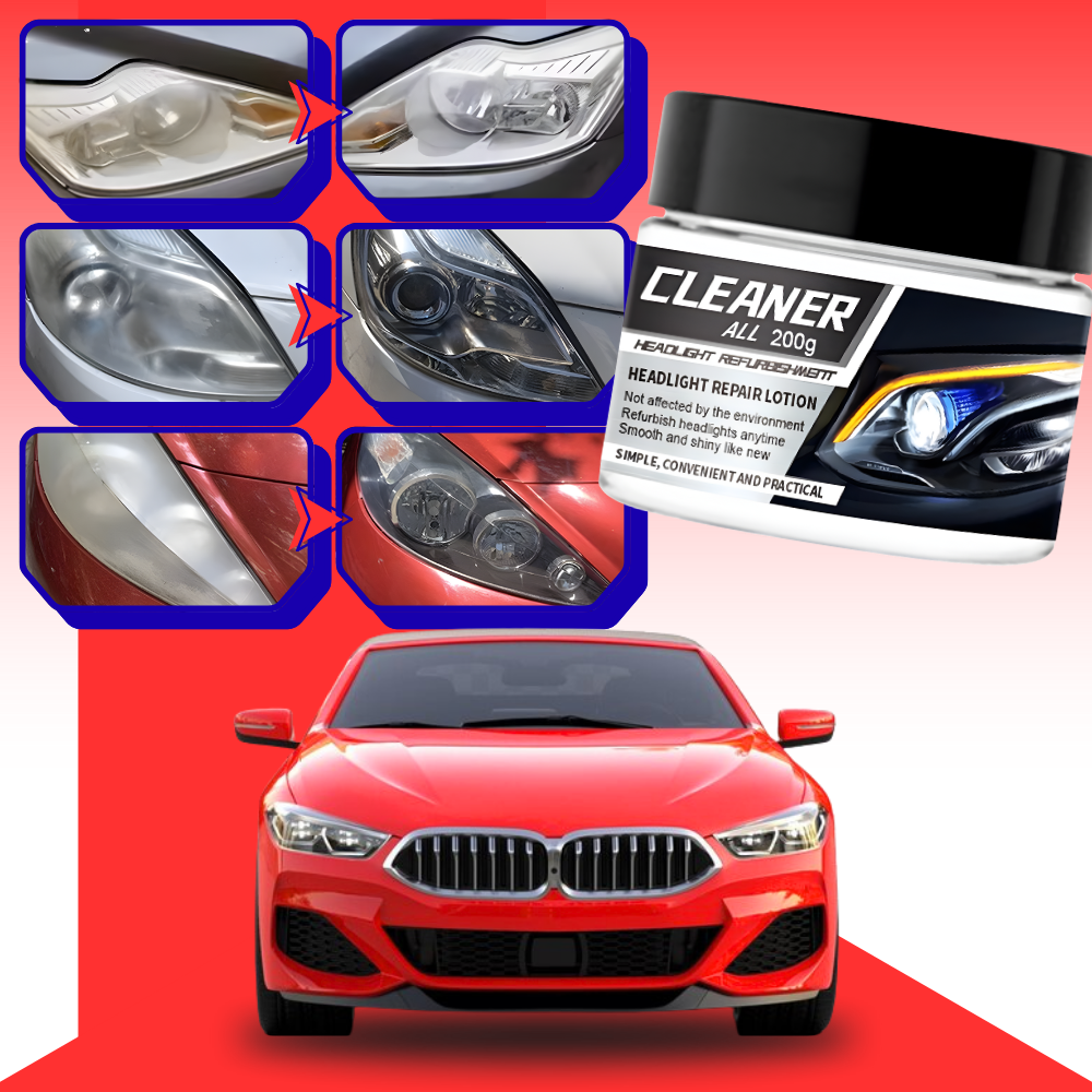 Protectant Headlight Cleaner Kit - Ozerty