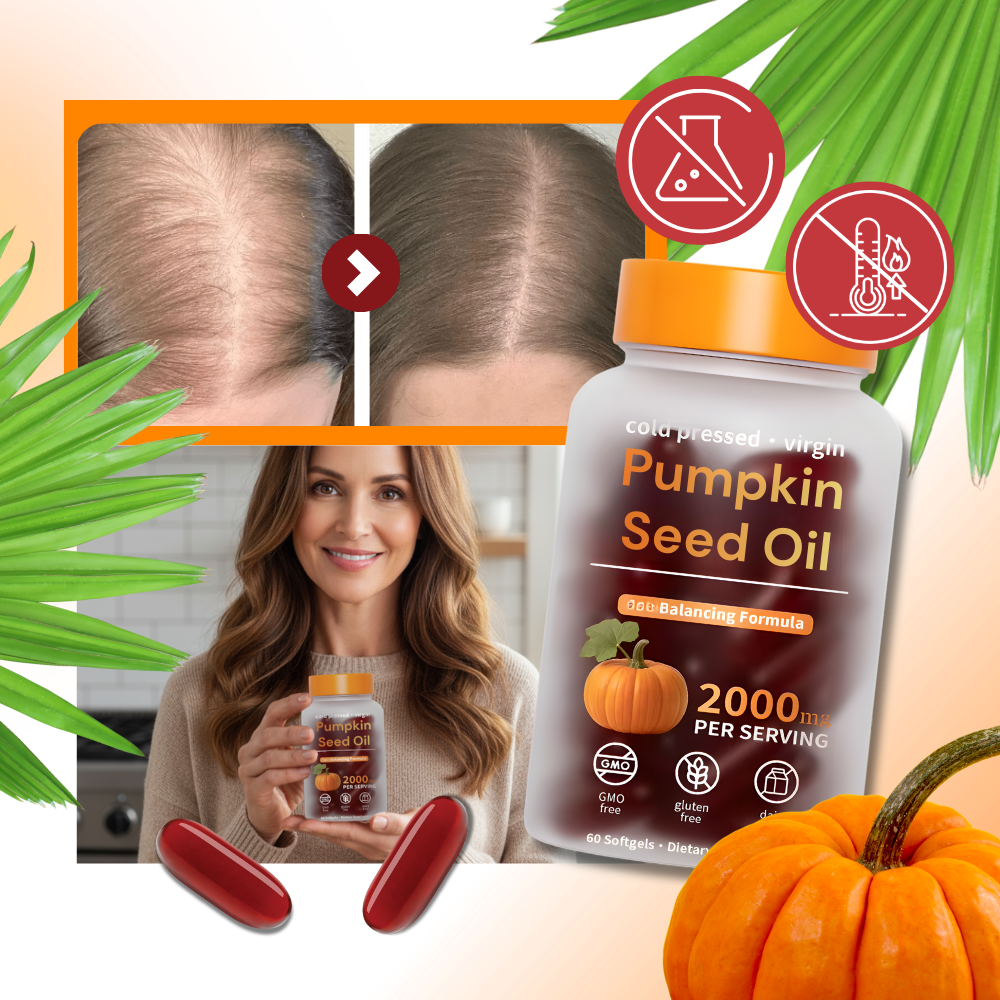 Pumpkin Seeds Oil Soft Gels - Ozerty