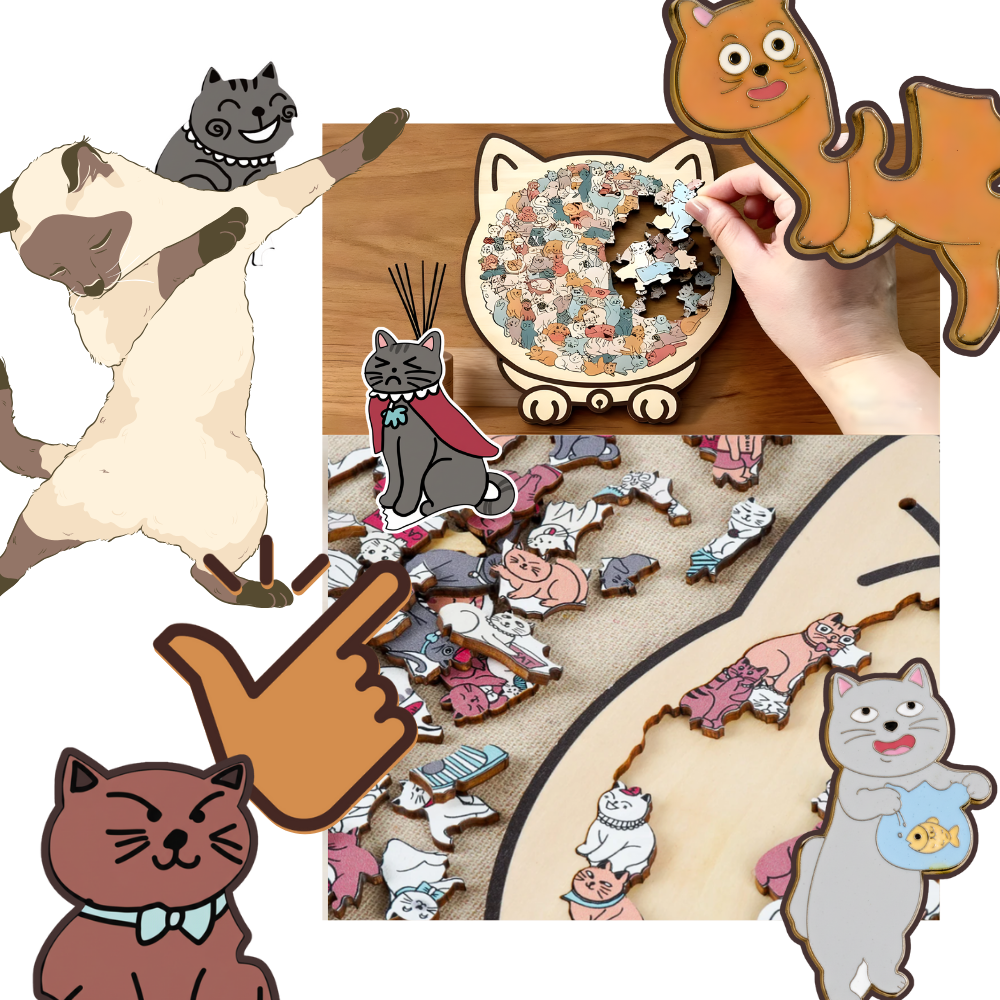 Relaxing Jigsaw Cat Puzzle - Ozerty