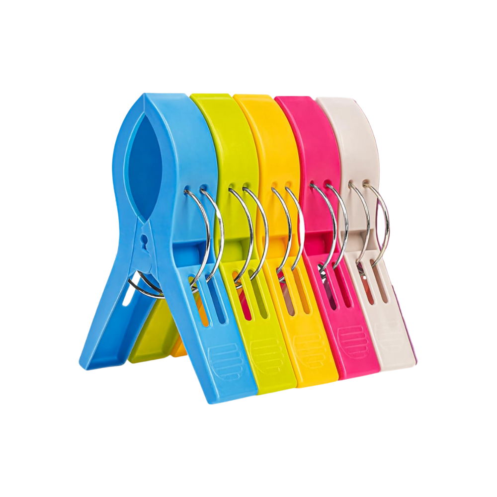 Rounded Jaw Multipurpose Clips -5 Pcs - Ozerty