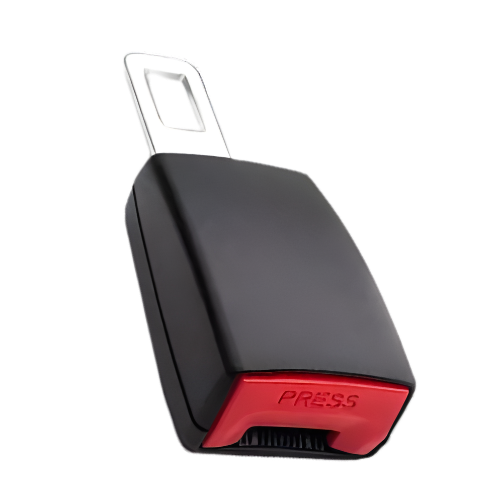 Secure Locking Seatbelt Extender -Black - Ozerty