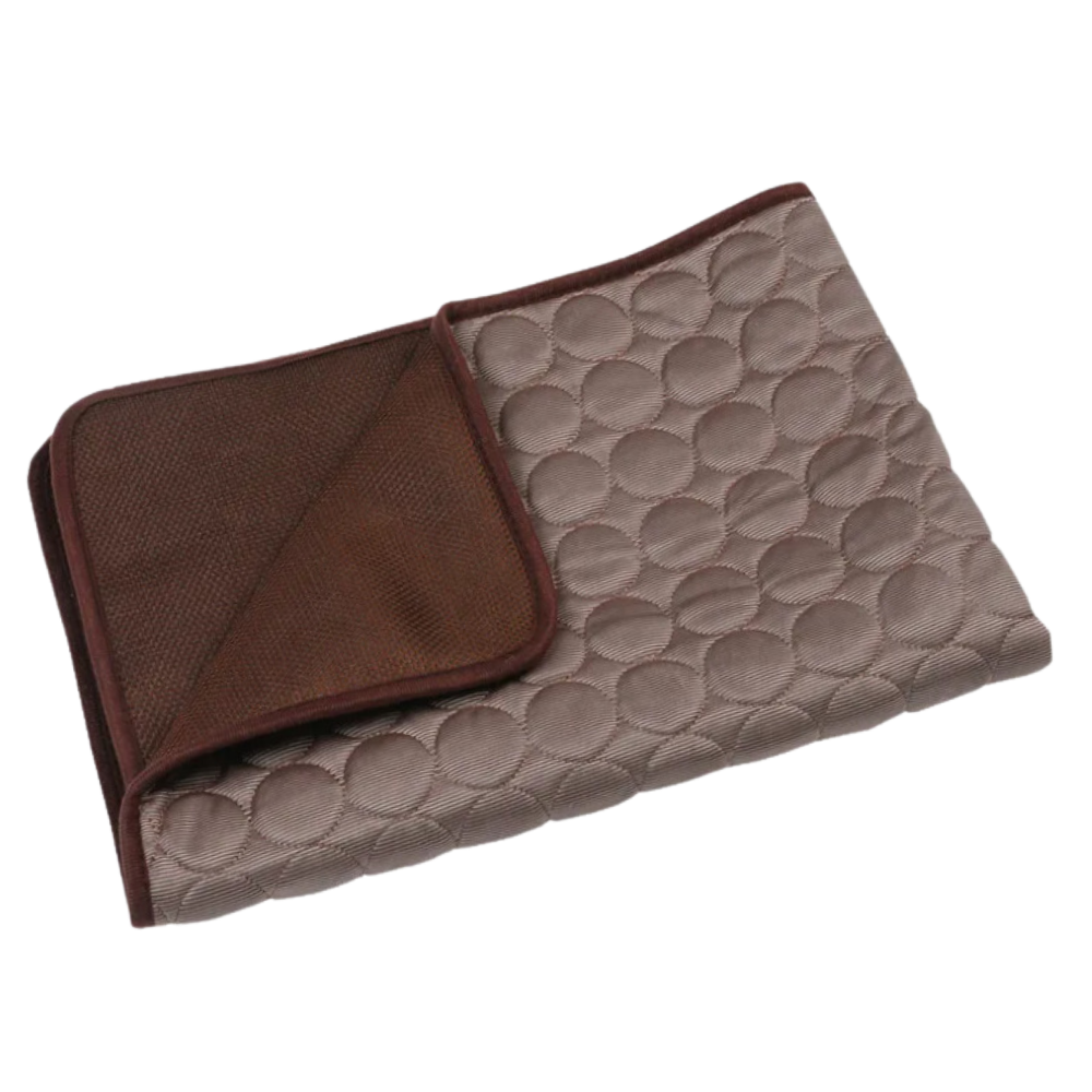 Silk Pet Cooling Pad -Coffee - Ozerty