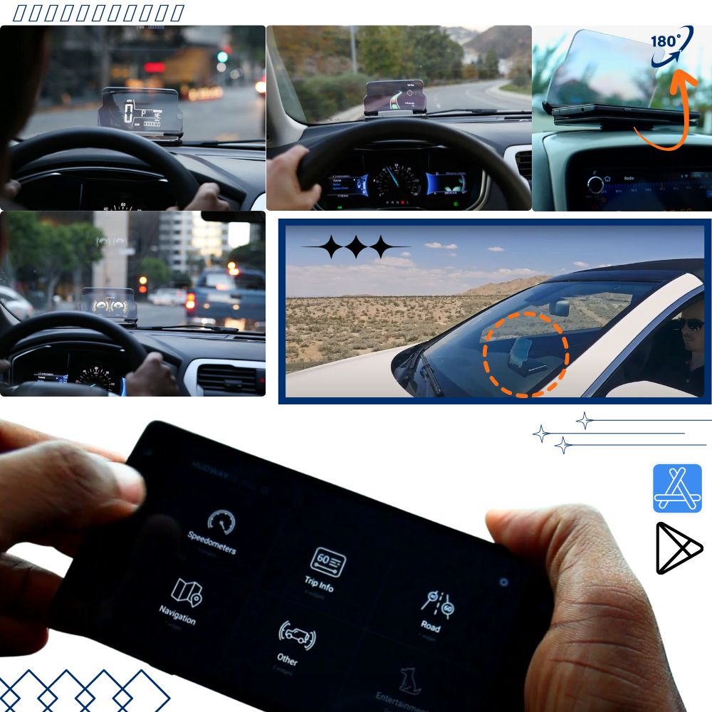 Smart Dashboard Car Hud - Ozerty