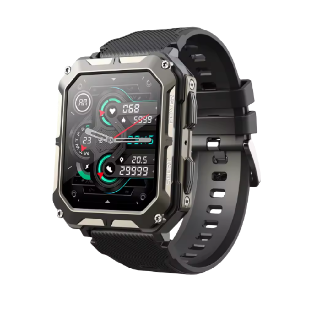 Smart Tactical Armor Watch -Black - Ozerty