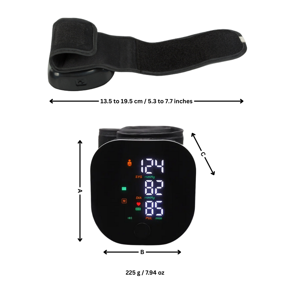 Smart Wrist BP Monitor - Ozerty